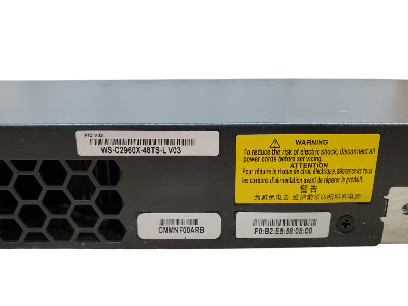 Cisco WS-C2960X-48TS-L V03 | 48-Port Gigabit Managed Switch