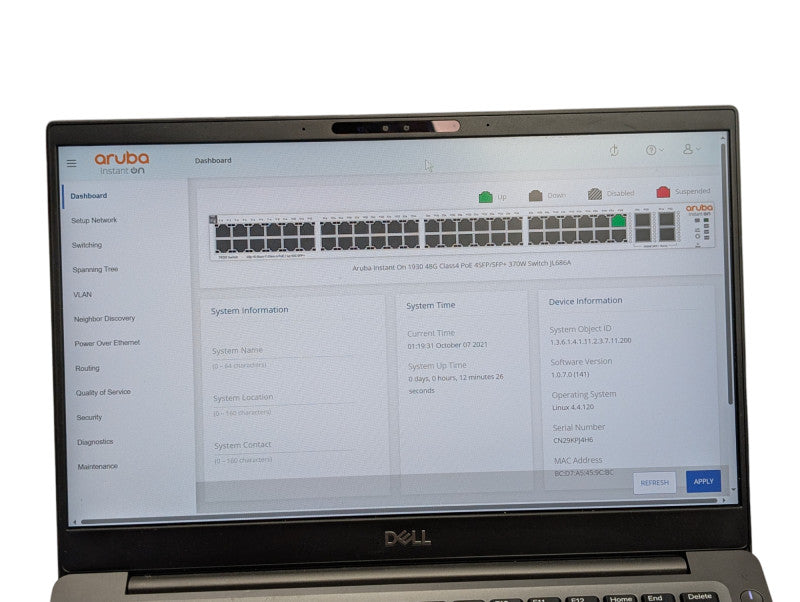 Aruba Instant ON 1930 Switch 48p 1G PoE | 4p SFP+ | JL686A -