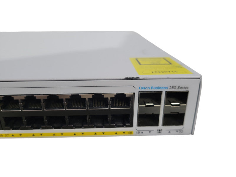 Cisco CBS250-48PP-4G V02 | 48-Port Gigabit PoE+ 195W Smart Switch !