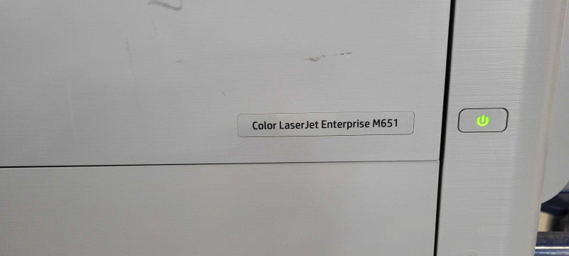 hp color LaserJet enterprise m651 CZ256A with toners, READ _