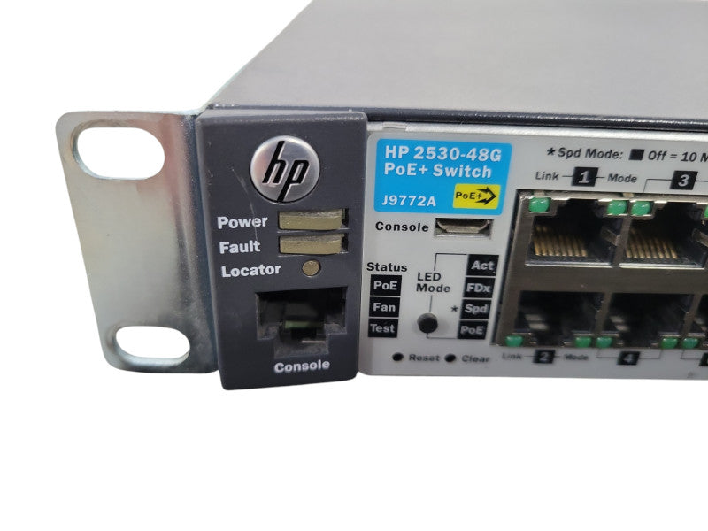 HP 2530-48G PoE+ Switch 48 Port Gigabit Ethernet PoE+ 4x 1G SFP Port - J9772A !