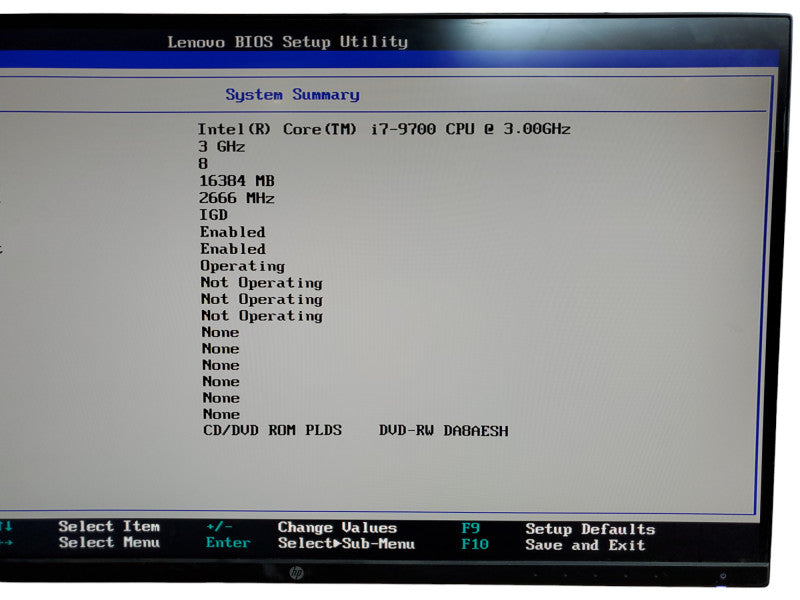 ThinkStation P330 I7-9700 @3.00GHz | 16GB Ram | No HDD
