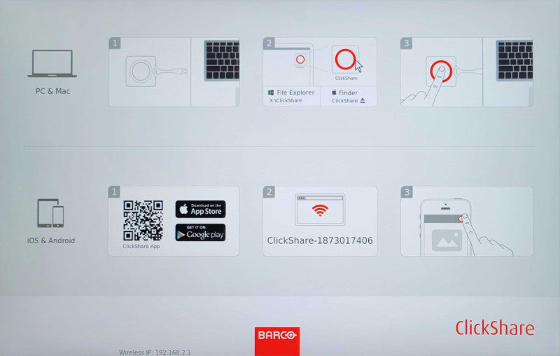 Barco ClickShare CSE-200 Wireless Presentation System R9861520, READ _