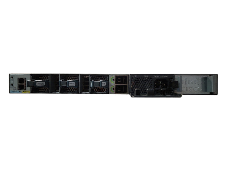 Cisco WS-C3850-48P-L 48-Port PoE+ Gigabit Switch w/ C3850-NM-2-10G, 1100W PSU