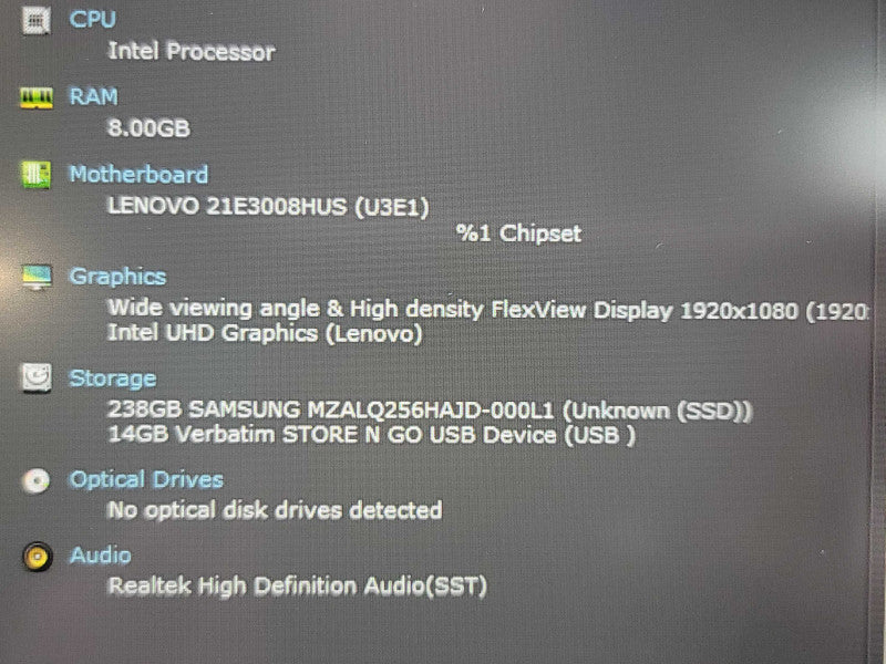 Lenovo ThinkPad E14 Gen 3| i5-1235U| 8GB DDR4| 256GB SSD | BIOS LOCKED, READ! Qβ Lap200