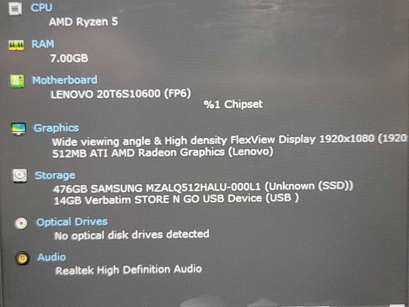 Lenovo ThinkPad E14 Gen 2| Ryzen 5 4600U| 8GB DDR4| 256GB SSD | READ  β Lap200