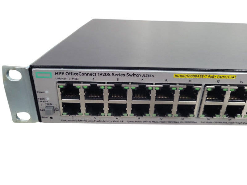 HPE OfficeConnect 1920s JL385A | 24 Port Gigabit PoE+ Network Switch !
