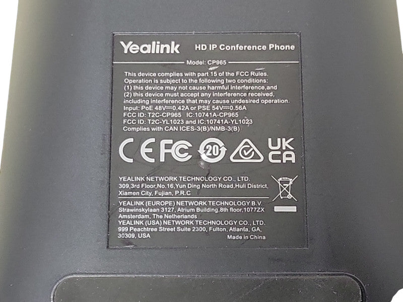 Yealink CP965 HD IP Conference Phone, READ _