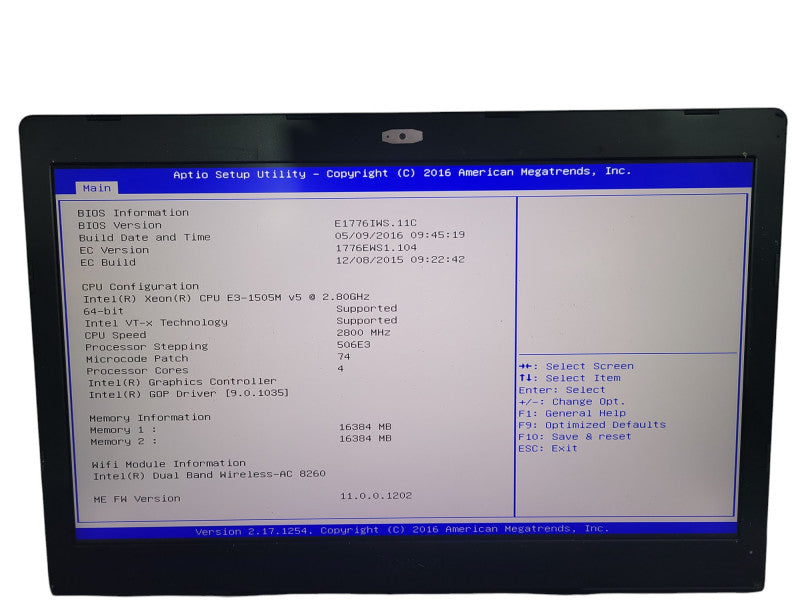MSI WS72 6QJ XEON E3-1505M v5 @ 2.80GHz 16GB RAM 2x 256GB NVMe + 1x 500GB SSD !