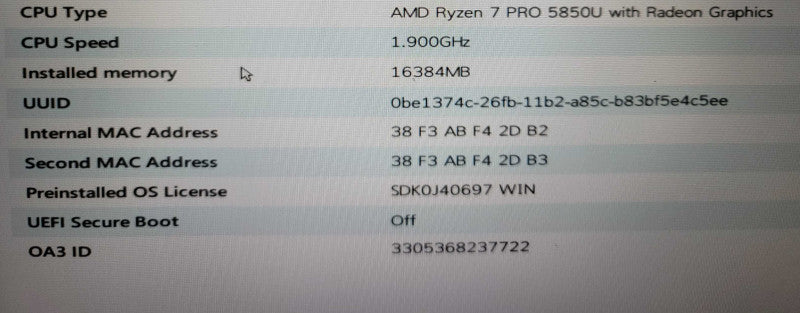 Lenovo ThinkPad P14s| Ryzen 7 5850U| 16GB DDR4| 256GB SSD READ β Lap200