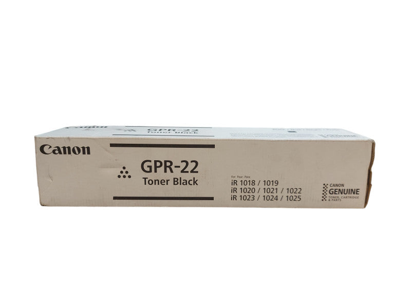 Genuine Canon GPR-22 (0386B003) Toner Cartridge Black 8.4K Yield