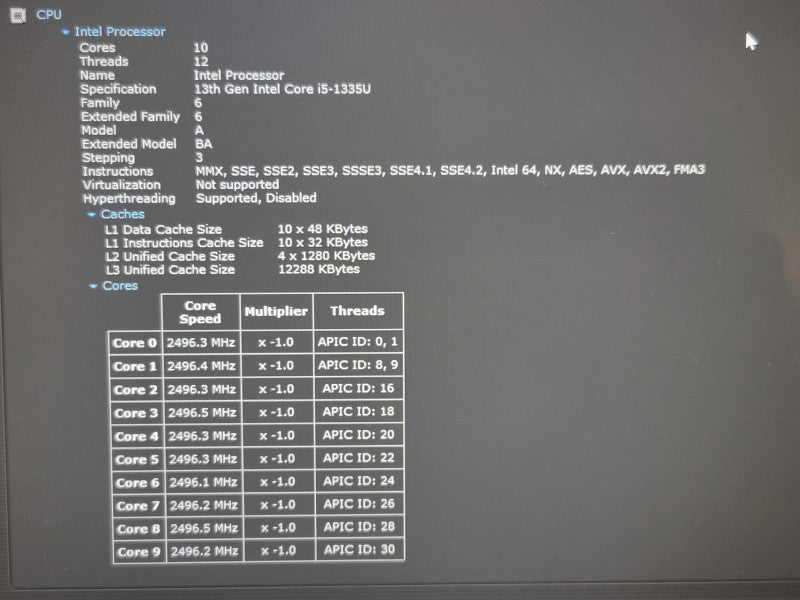 Dell Latitude 5440| i5-1335U| 16GB RAM| 256GB SSD  β Lap200