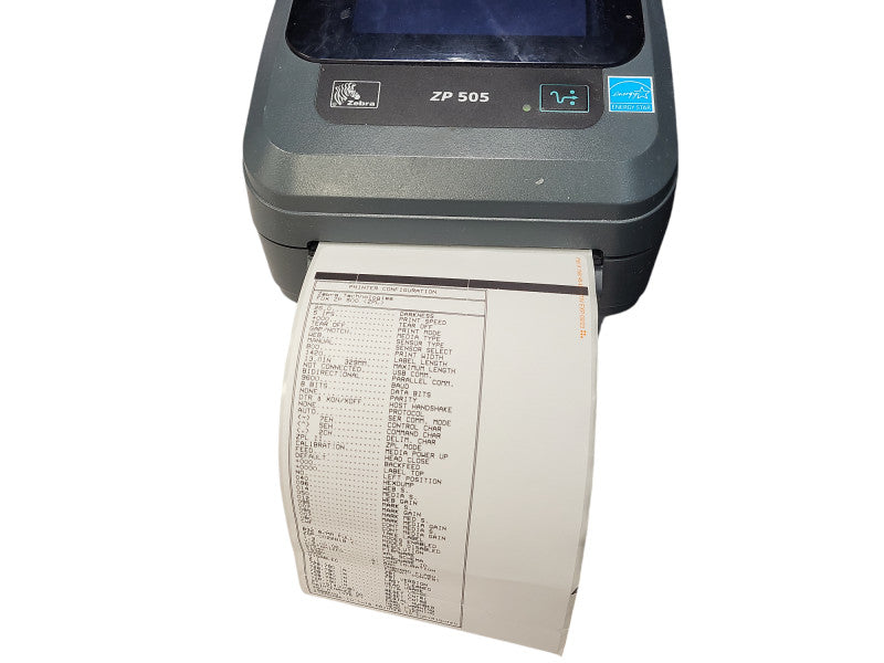 Zebra ZP505 Direct Thermal Label Printer w/ Power Supply Base ZP505-0503-002 $