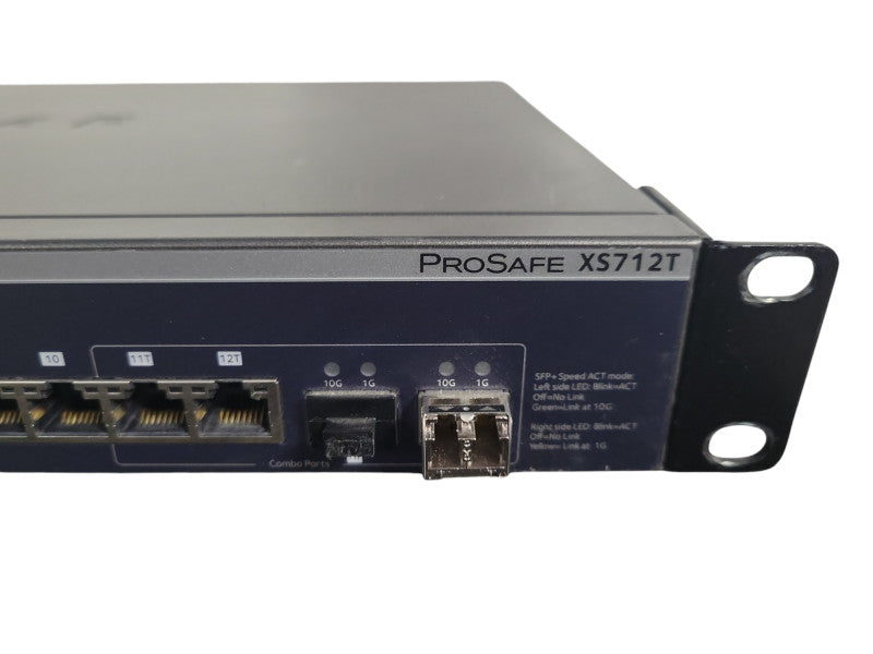 NETGEAR XS712T-100NES ProSAFE XS712T 12-Port 10-Gigabit Ethernet Smart Switch !