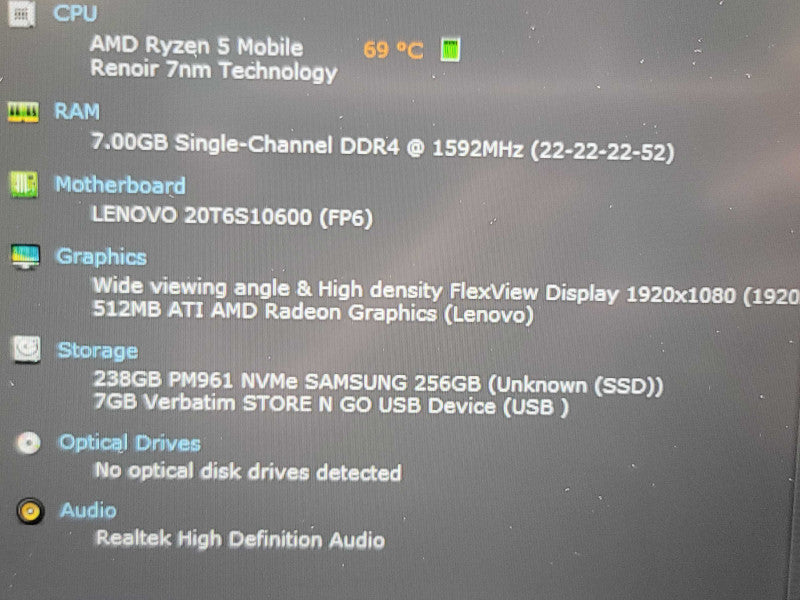 Lenovo ThinkPad E14| Ryzen 5 4600U| 8GB DDR4| 256GB SSD READ β Lap200