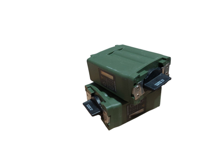 2- Harris PRC-152 Battery Tri Charging Li-Ion Battery PN: 12500-2500-02 =