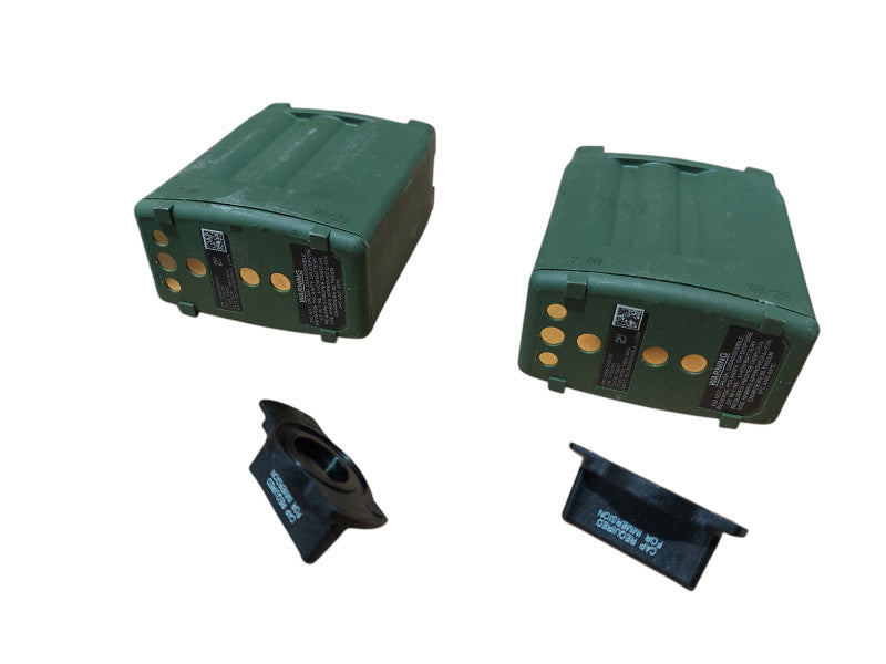 2- Harris PRC-152 Battery Tri Charging Li-Ion Battery PN: 12500-2500-02 =