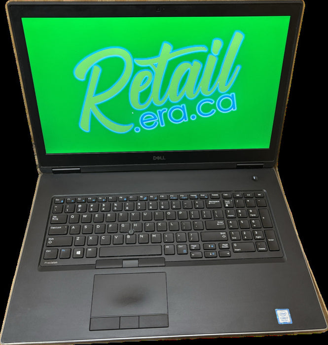 Dell Precision 7730 4K LCD i7-8750H QUADRO P5200 16GB 32GB RAM 256SSD READ!  Lap200