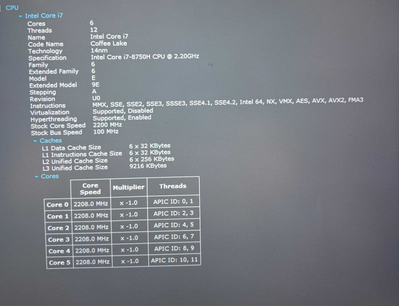 Dell Precision 7730 4K LCD i7-8750H QUADRO P5200 16GB 32GB RAM 256SSD READ!  Lap200