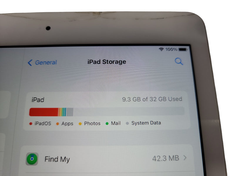 Apple iPad 5th Gen - 32GB - Silver [A1822 | Wifi Only | Read] (