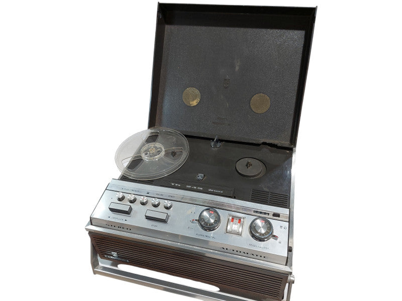 Vintage Grundig TK 245 De Luxe HI-FI Portable Reel To Reel Player Made in Ger =