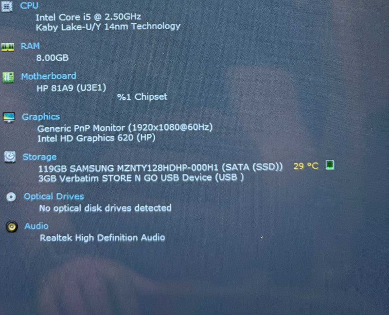 HP Pavilion x360 Convertible TOUCH i5-7200U 8GB RAM 256GB SSD READ!  Lap200