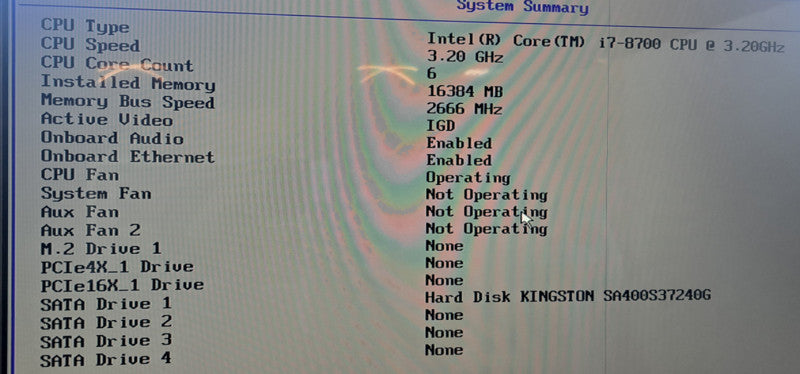 Lenovo Thinkstation P330 SFF i7-8700 CPU| 16GB RAM| 250GB SSD