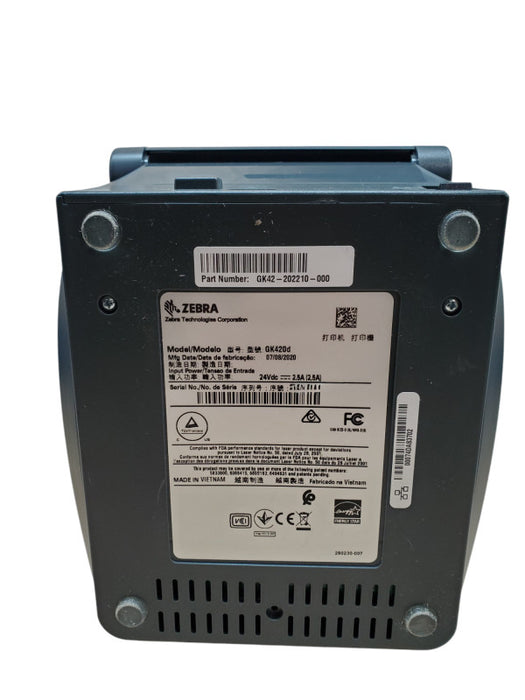 Zebra GK420d | GK42-202210-000 | Thermal Label Printer Q