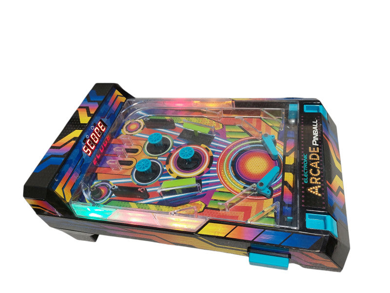 Tabletop Electronic Arcade Pinball Ambassador neon series GA2001 =