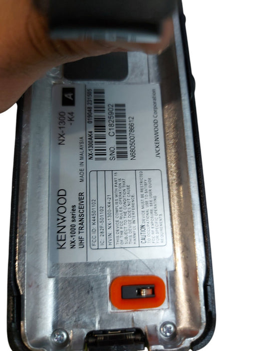 Kenwood NX-1300 64C 5W 450-520MHz 1000MW Speaker Analog Two-way Radio
