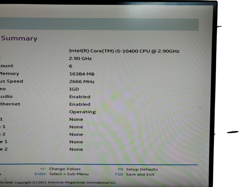 Lenovo ThinkCentre M70c SFF Intel i5-10400  15GB Ram | No HDD