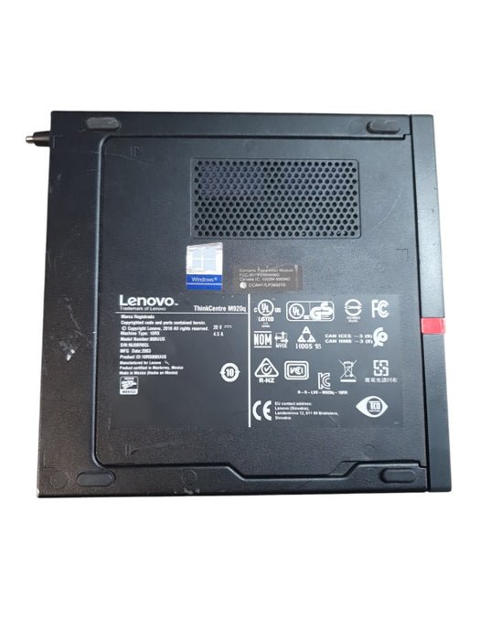 Lenovo ThinkCentre M920q USFF, i7-8700T @ 2.4GHz, 16GB DDR4, No HDD/OS