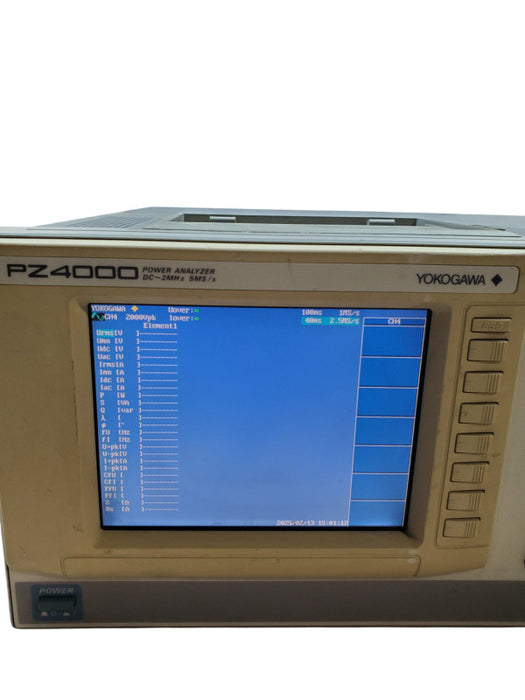 Yokogawa PZ4000 Power Analyzer | 253710 | *READ*