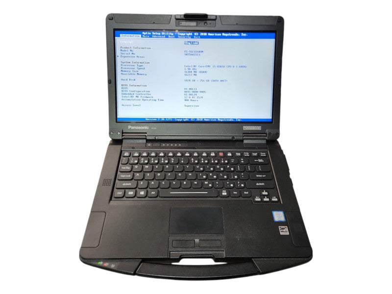 Panasonic Toughbook FZ-55, i5-8365U, 16GB RAM, 1TB+256GB, 480 Hours Q Lap200