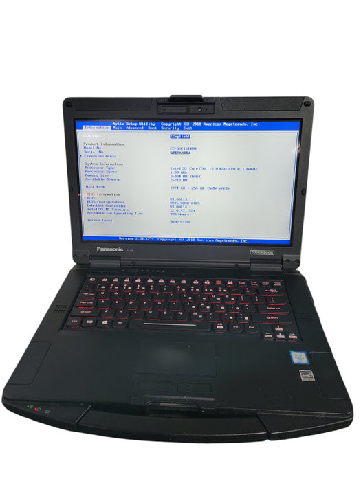 Panasonic Toughbook FZ-55, i5-8365U, 16GB RAM, 1TB+256GB, 970 Hours Q! Lap200