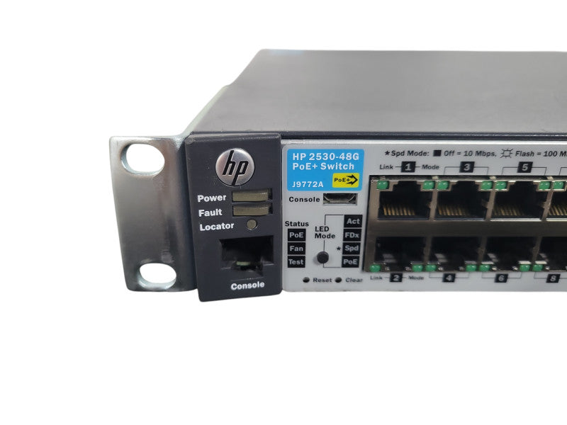 HP 2530-48G PoE+ Switch 48 Port Gigabit Ethernet PoE+ 4x 1G SFP Port - J9772A !
