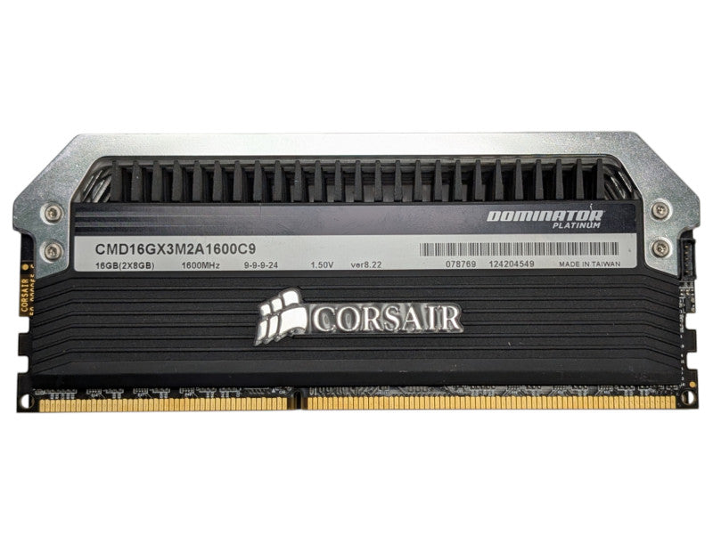 CORSAIR Dominator PLATINUM 32GB (4x 8GB) 1600 MHz 9-9-9-24 CMD16GX3M2A1600C9 -