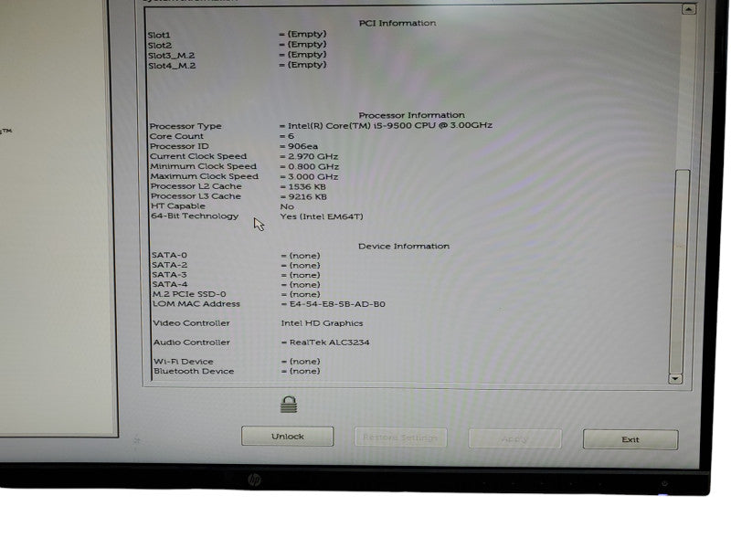 Dell OptiPlex 3070 SFF, i5-9500 CPU  3.00 GHz, 16GB DDR4, No HDD Q