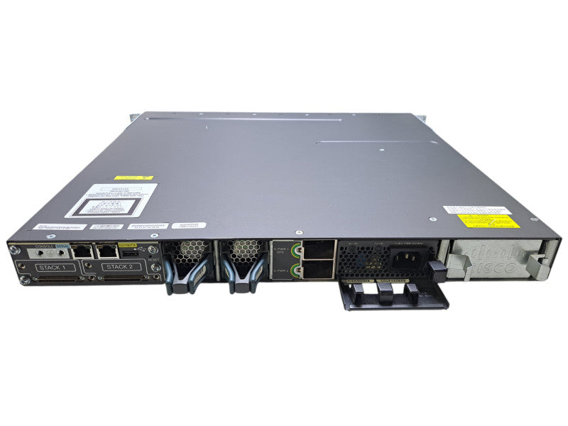 Cisco WS-C3750X-12S V03 | 12-Port Gigabit SFP Switch w/ C3KX-NM-10G & 350WAC