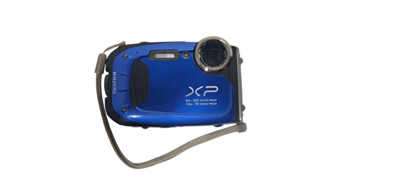 Fujifilm Finepix XP90 16.4MP Water/Shock Proof Digital Camera Blue W/ Battery