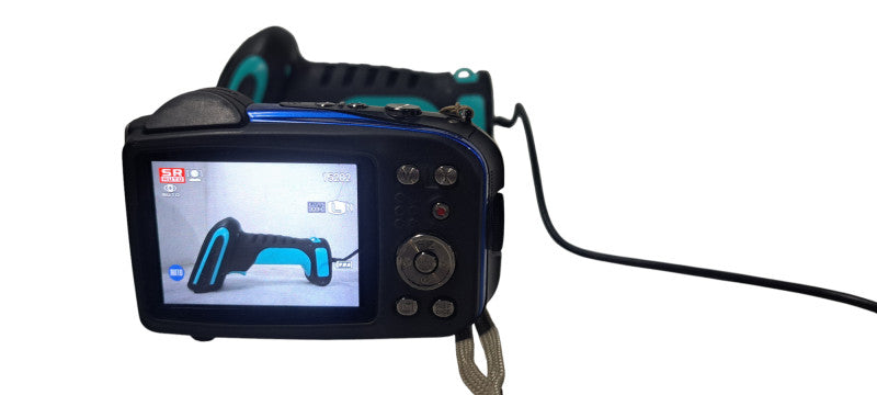 Fujifilm Finepix XP90 16.4MP Water/Shock Proof Digital Camera Blue W/ Battery