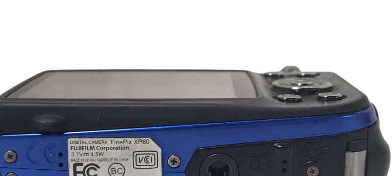 Fujifilm Finepix XP90 16.4MP Water/Shock Proof Digital Camera Blue W/ Battery