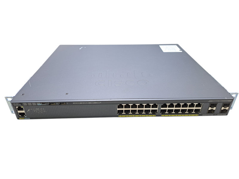 Cisco WS-C2960X-24PS-L V05 | 24-Port Gigabit PoE+ 370W Switch w/ 4x SFP