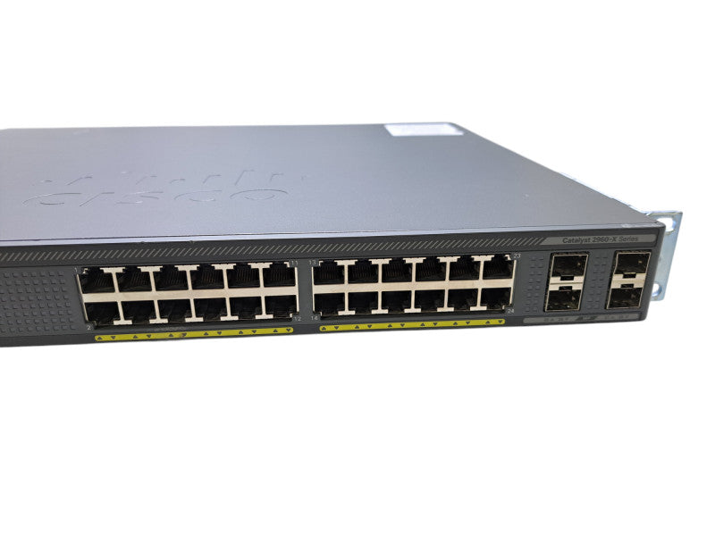 Cisco WS-C2960X-24PS-L V05 | 24-Port Gigabit PoE+ 370W Switch w/ 4x SFP