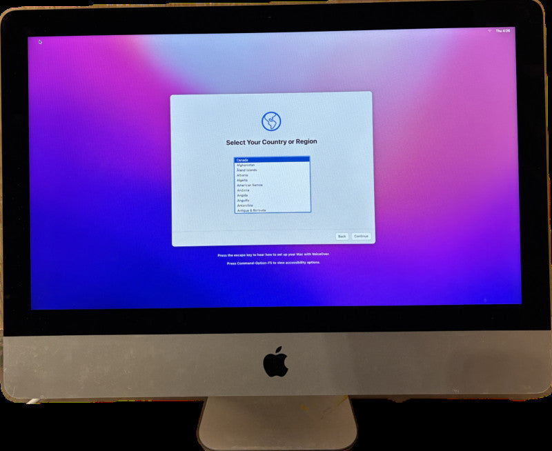 Apple iMac 21.5" 2017 i5-7360U@2.3GHz 16GB RAM 1TB HDD