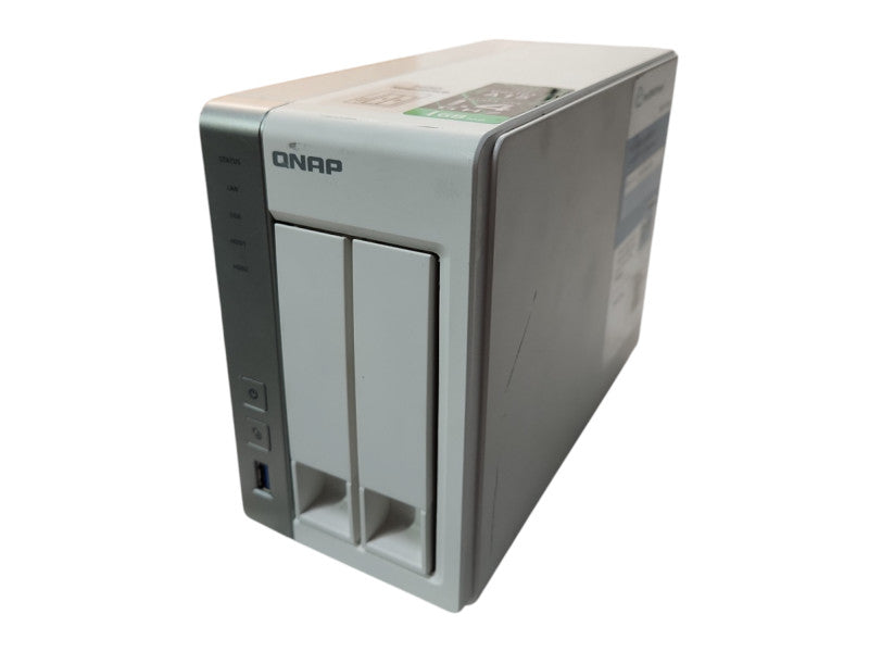 QNAP TS-231+ 2 Bay NAS with 2x 2TB HDDs, No Power adapter