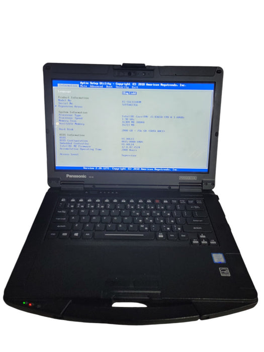 Panasonic Toughbook FZ-55, i5-8365U, 16GB RAM, 1TB+256GB, 2000 Hours Q! Lap200