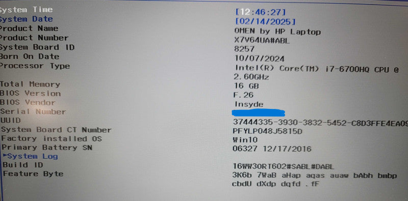 HP Omen 15" Laptop i7-6700HQ 16GB RAM GTX 960M NO SSD FOR PARTS/REPAIR  β BudLap
