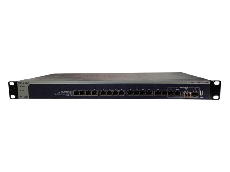 NetGear ProSafe XS716T 16-Port 10 Gigabit 2x SFP+ Smart Managed Switch