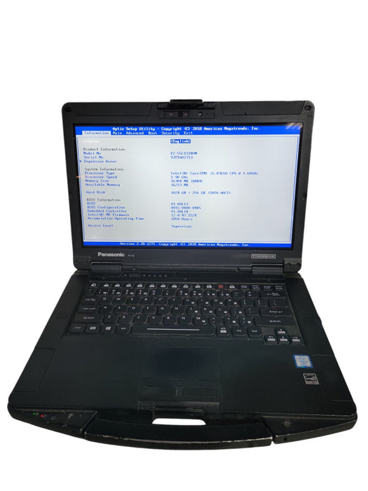 Panasonic Toughbook FZ-55, i5-8365U, 16GB RAM, 1TB+256GB, 1850 Hours Q! Lap200